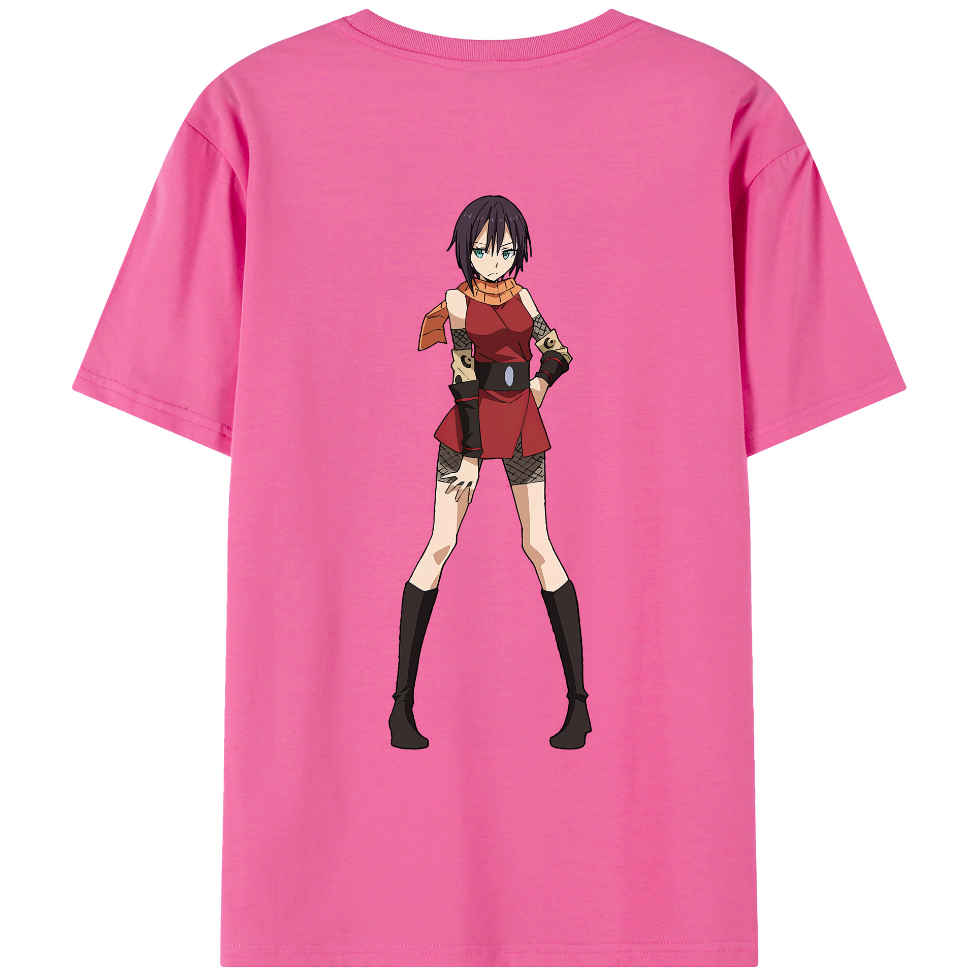 （画像用） 転スラ Regarding Reincarnated to Slime レディース半袖Tシャツ(バックプリント)